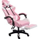 Cadeira Gamer Profissional Com Apoio Para Pés Giratória