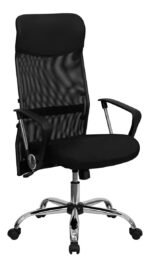 Cadeira de escritório Morshop S2 gamer ergonômica preta com estofado de malha - Imagem 3