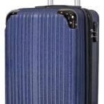 Mala De Viagem  2060 Azul 55 Cm X 35cm X 25cm 10kg Abs Rodinhas 360 Leva Na Cabine Do Avisão Resistente