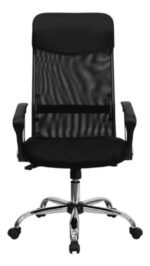 Cadeira de escritório Morshop S2 gamer ergonômica preta com estofado de malha - Imagem 4